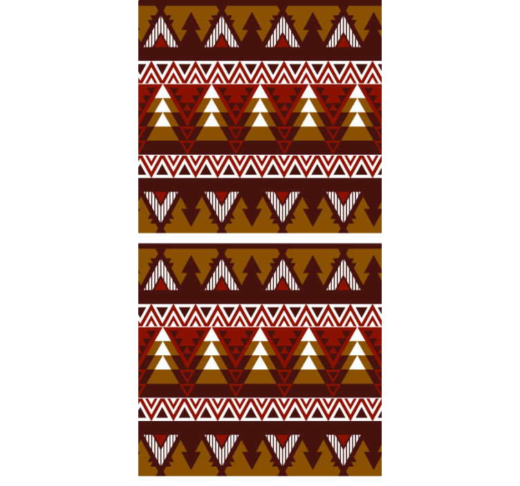 Rolo zavjese nordijski geometrijski šumski uzorak - TenStickers