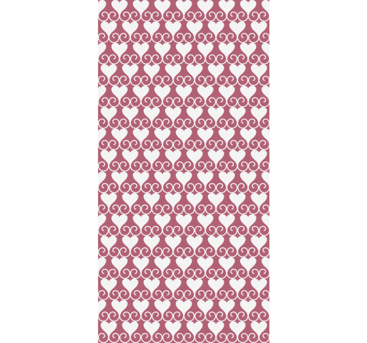 Rolo zavjese romantična srca i vrtlozi - TenStickers