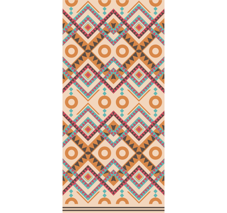 Raznobojni dijamanti uzorak prozorske rolete - TenStickers