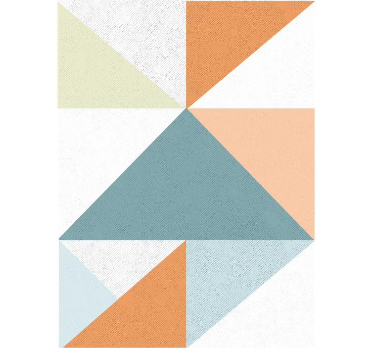 Rolo zavjese moderna geometrijski uzorak trokuta - TenStickers