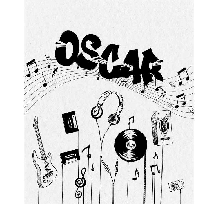 Glazba personalizirana prilagođeno tiskano sjenilo za prozore - TenStickers