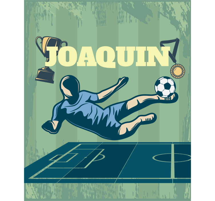 Nogomet s imenom blind soccer - TenStickers