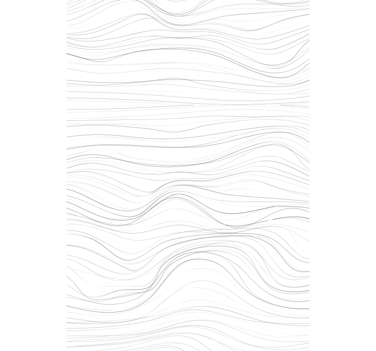 Valovi zavjesa elegantna roleta - TenStickers