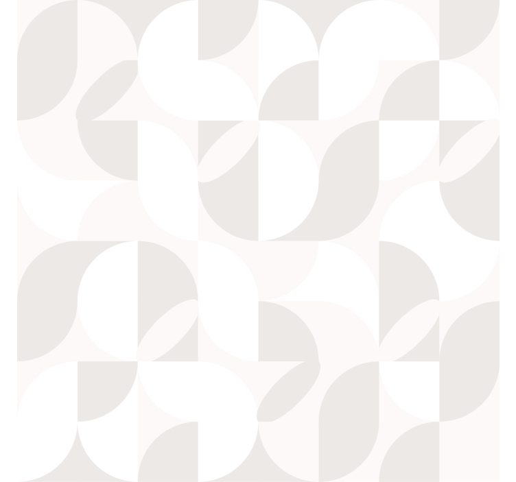 Zavjese za dnevni boravak retro bijelim tonovima - TenStickers