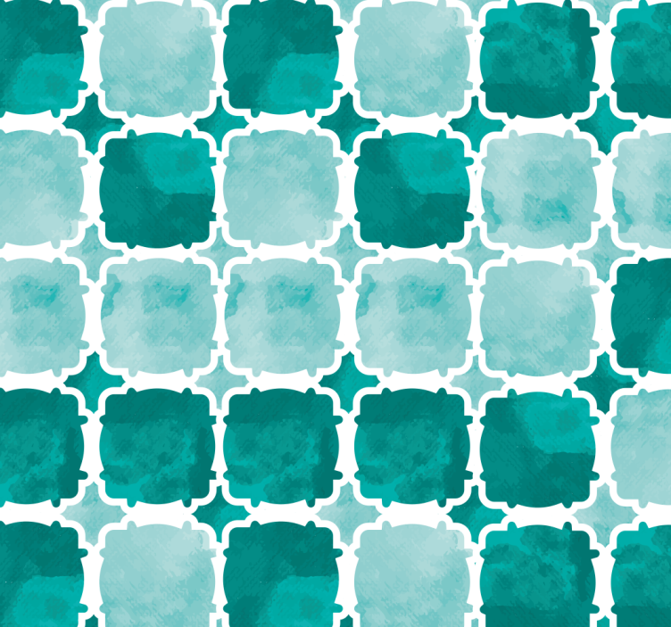 Zavjese za dnevni boravak akvarel pločice - TenStickers