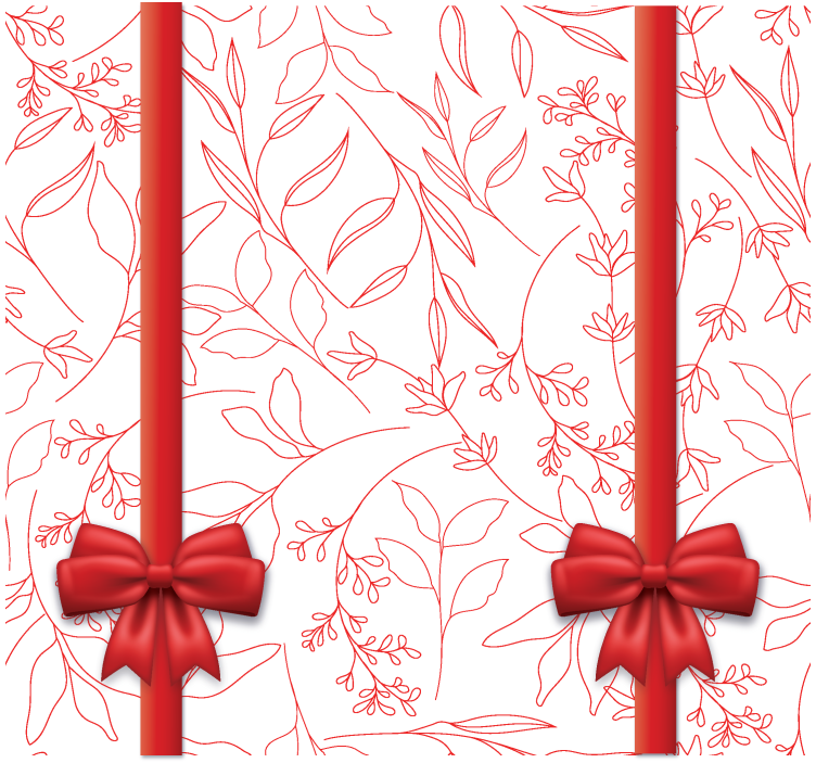 Rolo zavjese romantična cvjetni uzorak s vezama - TenStickers