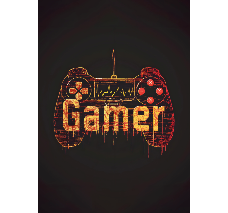 Rolo zavjese štreber otkucaji srca igrača - TenStickers