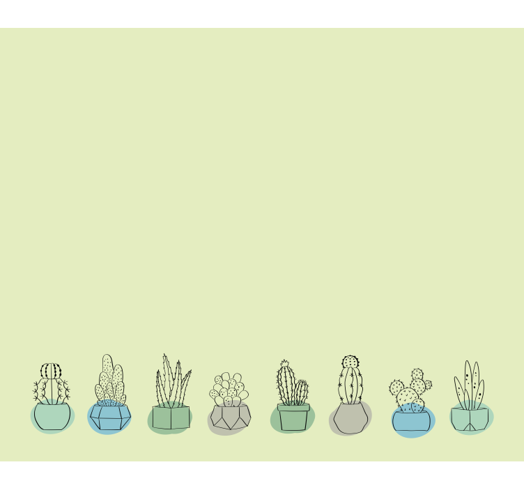 Rolo zavjese kaktus zeleni zimzelen - TenStickers