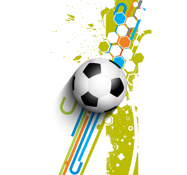 Rolo zavjese nogomet u akciji - TenStickers