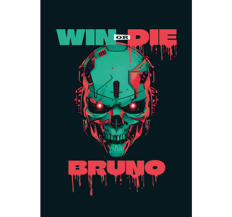 Rolo zavjese štreber cyber lubanja s imenom - TenStickers