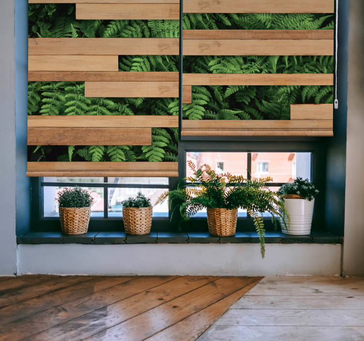 Rolo zavjese drveće bujno zelenilo prekriti - TenStickers