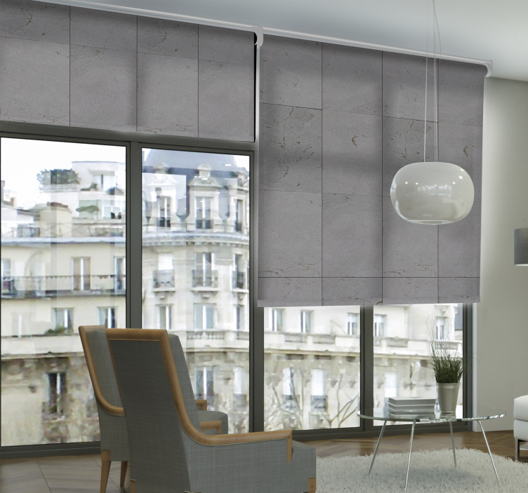 Betonska kolažna tekstura i Rolo zavjese uzorak - TenStickers