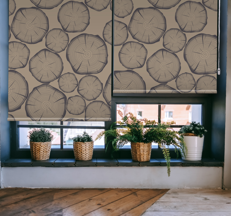 Deblo rustikalna rolo zavjesa - TenStickers