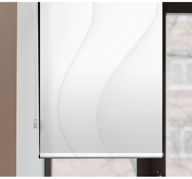 Bijeli moderni oblici glavna spavaća soba roleta - TenStickers