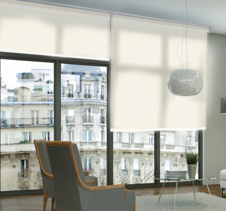 Boja kosti prozirna roleta za dnevni boravak - TenStickers