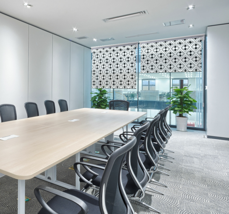 Elegantan geometrijski uzorak moderna rolo zavjese - TenStickers