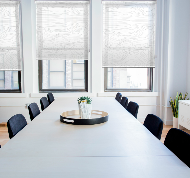 Valovi zavjesa elegantna roleta - TenStickers