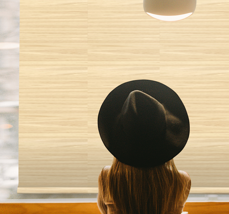 "japandi" dizajn drveni efekt za dnevnu sobu - TenStickers