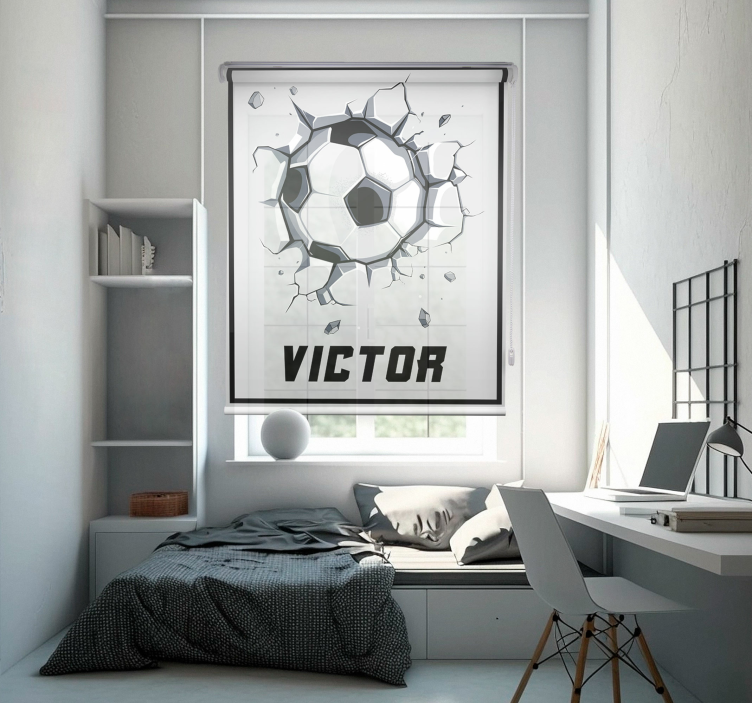 Lomljenje lopte prilagođene tiskane sjenila prozora - TenStickers