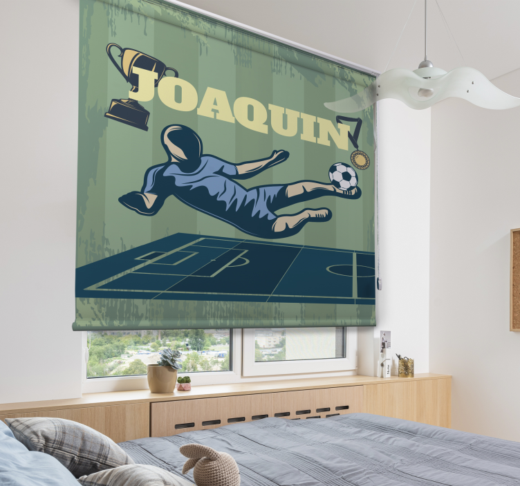 Nogomet s imenom blind soccer - TenStickers