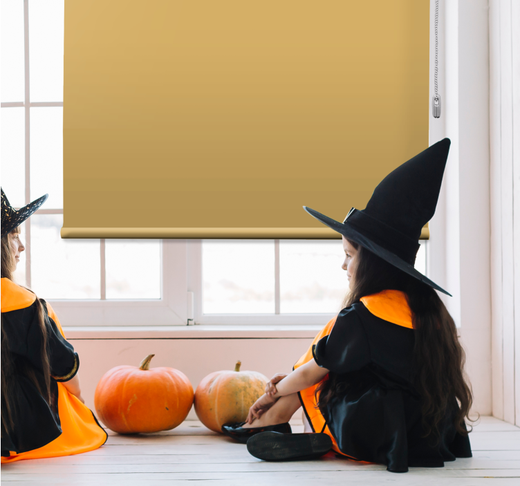 Oker boje uredska Rolo zavjese - TenStickers