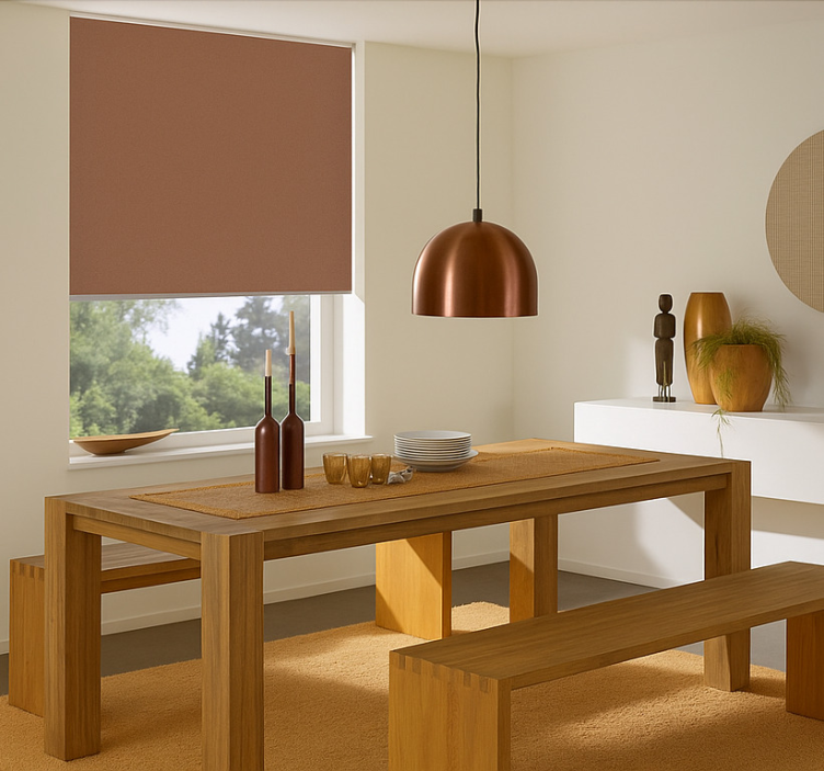 Rolo zavjese blagovaonica hladna taupe nijansa - TenStickers