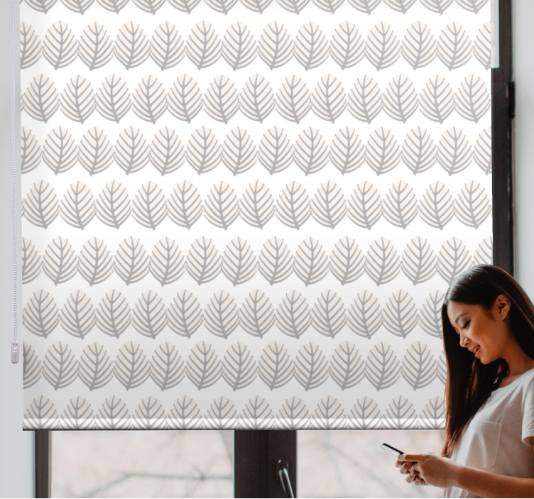 Rolo zavjese cvijeće i biljke raspored motiva lišća - TenStickers