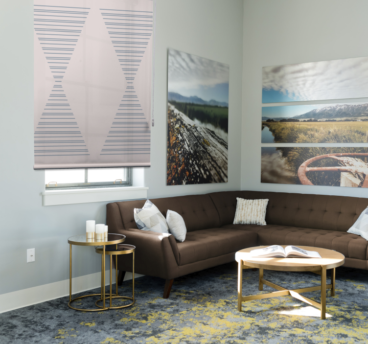 Rolo zavjese moderna elegantan prugasti uzorak - TenStickers