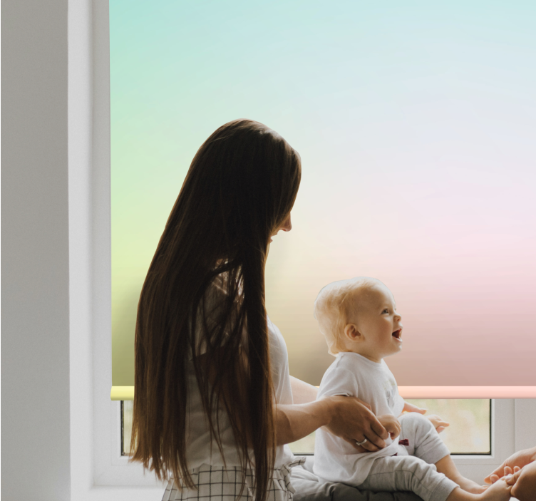 Rolo zavjese s crtežima meki gradijent miran - TenStickers