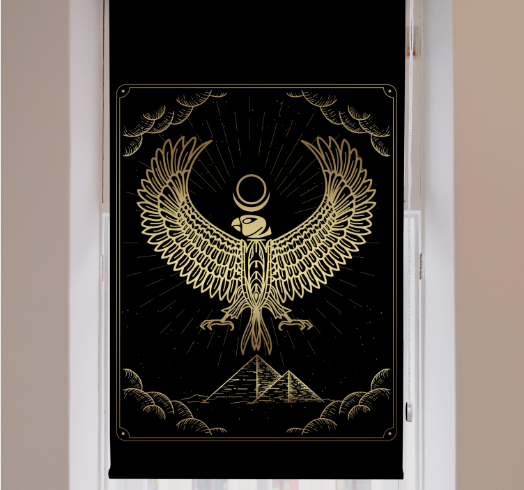 Rolo zavjese izvornik simbol zlatnog sokola - TenStickers