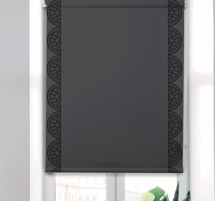 Rolo zavjese tekstura i uzorak kružni geometrijski uzorak - TenStickers