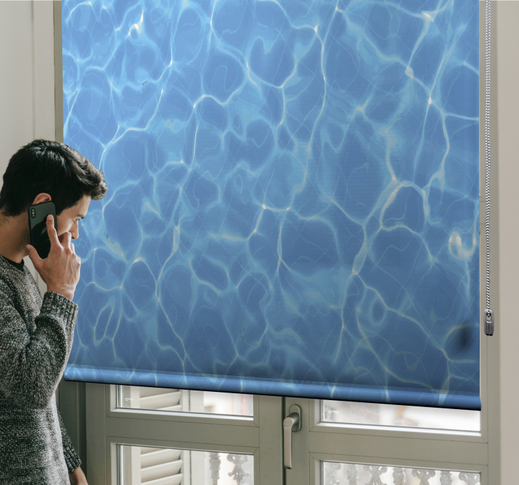 Rolo zavjese kupaonica refleksije na površini vode - TenStickers