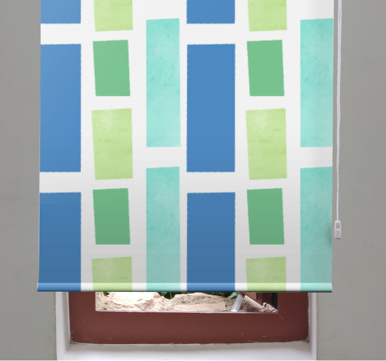 šarena boja kistom Rolo zavjese slika - TenStickers