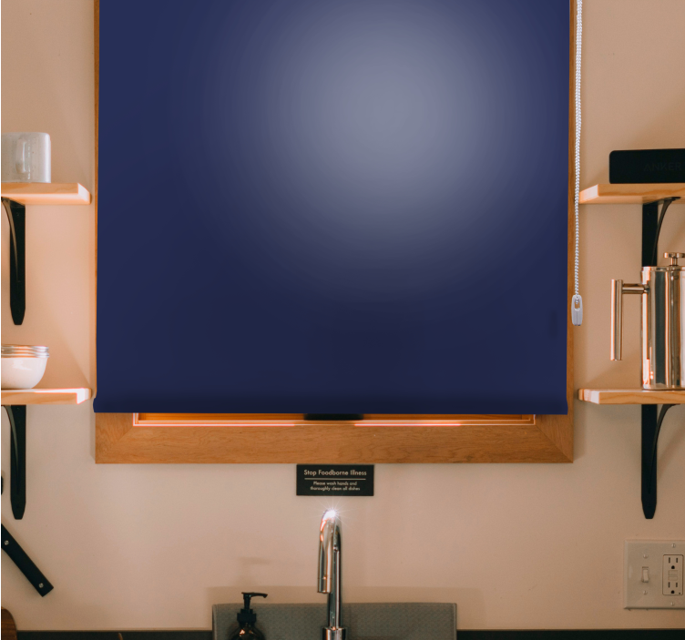 sötétítő redőny duboka mornarska nijansa - TenStickers