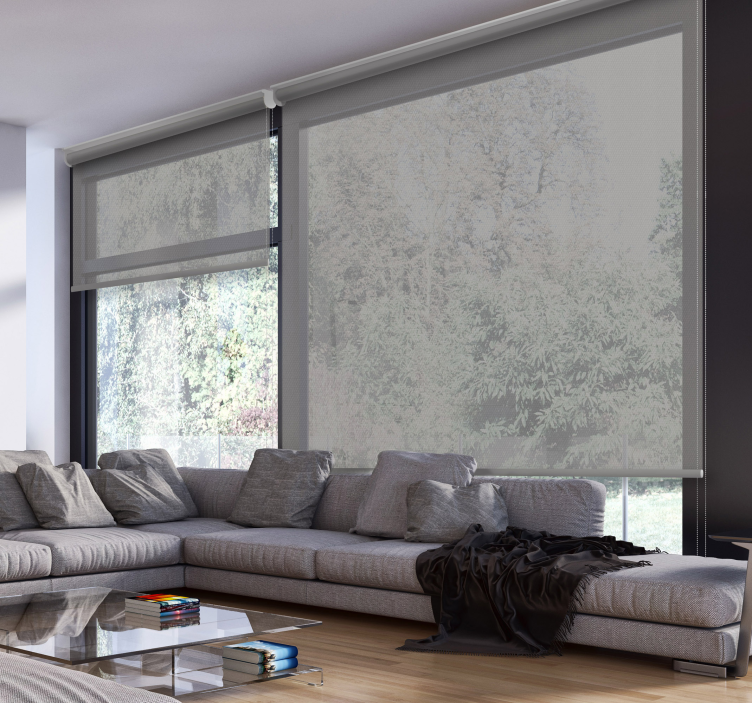 Srednje siva roleta za dnevni boravak - TenStickers