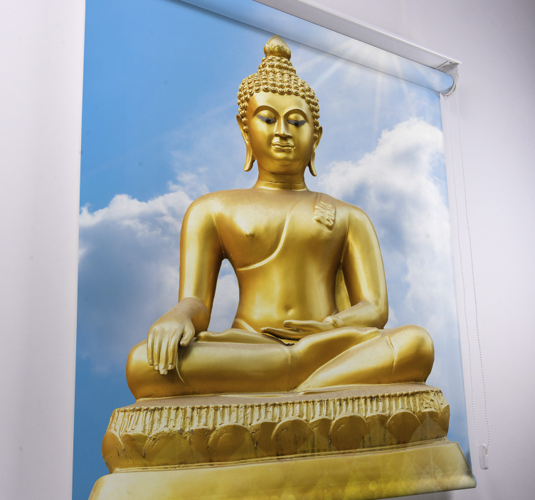 Sunčani buddha zen plavi zaslon - TenStickers