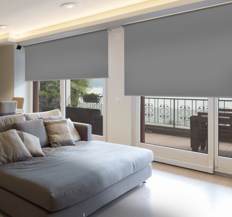Tamno siva roleta za zamračivanje spavaće sobe - TenStickers