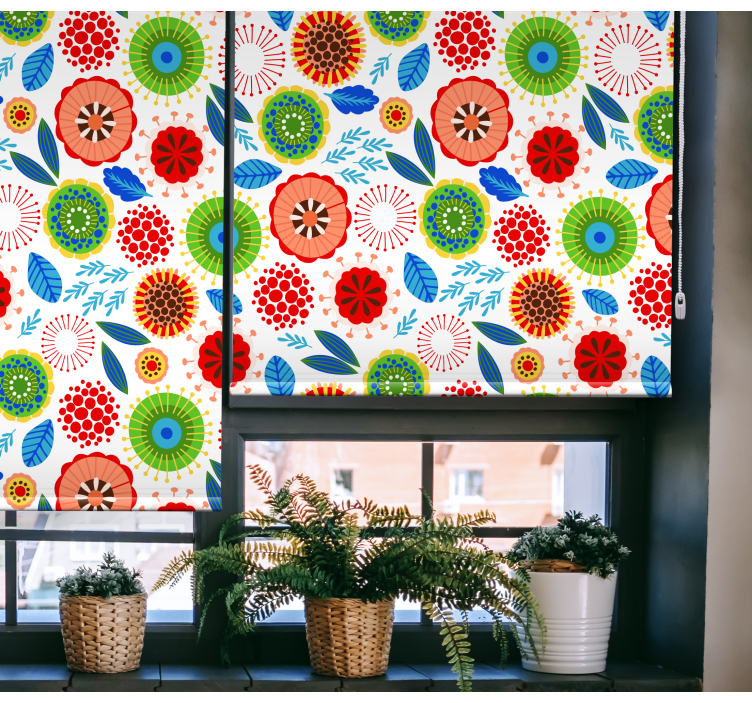 Višebojni lak za cvijeće - TenStickers