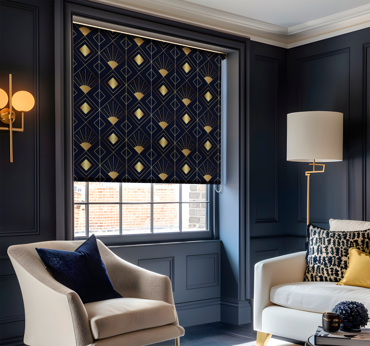 Rolo zavjese elegantan stil art déco - TenStickers