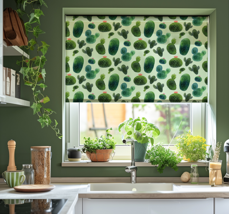 Rolo zavjese kaktus pustinjski uzorak - TenStickers