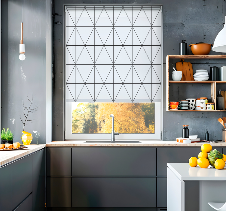 Rolo zavjese nordijski minimalistički stil - TenStickers