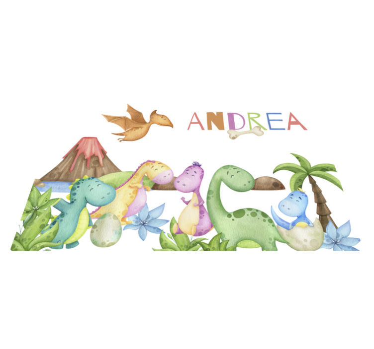 Podmetač s imenom jurska scena - TenStickers