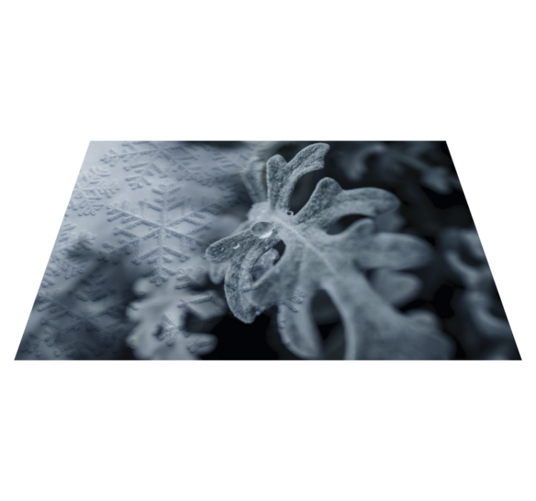 Podmetač tekstura s elegantnim uzorcima pahulja - TenStickers