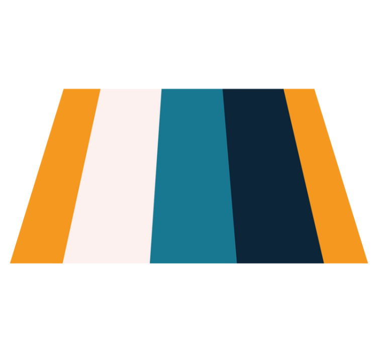 Moderna paleta boja pravokutnih podmetača - TenStickers