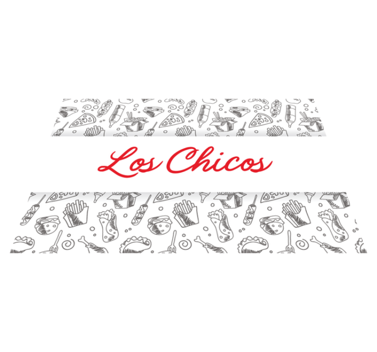 Podmetač djeca s ilustracijama zabavne hrane - TenStickers