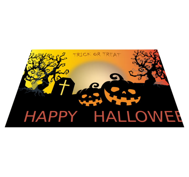 Groblje bundeve halloween posteljine - TenStickers
