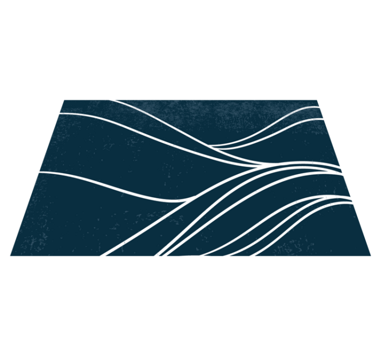 Podmetač moderan s elegantnim valovitim uzorkom - TenStickers