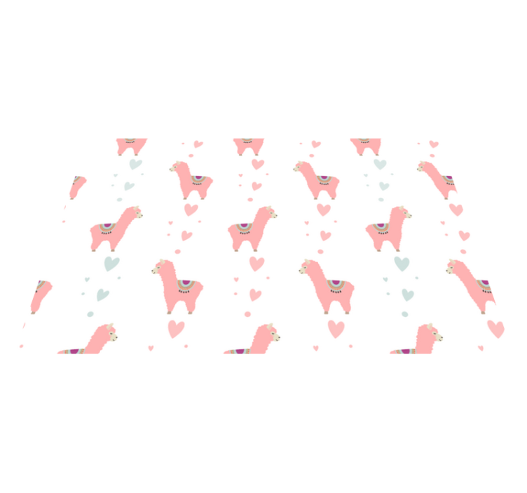 Podmetač djeca s simpatičnim uzorkom lame - TenStickers