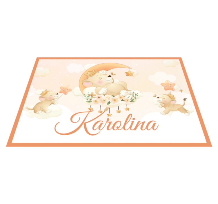 Podmetač djeca Šareni lavići - TenStickers