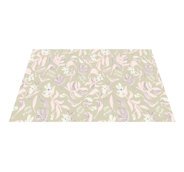 Podmetač izvornik inspiriran botaničkim listovima - TenStickers